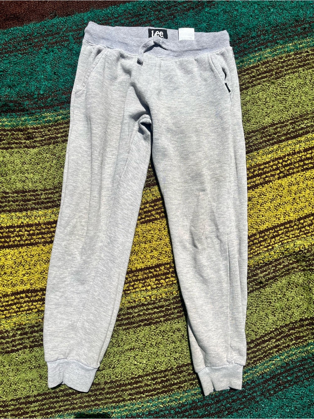Lee Light Gray Boys Sweatpants Joggers